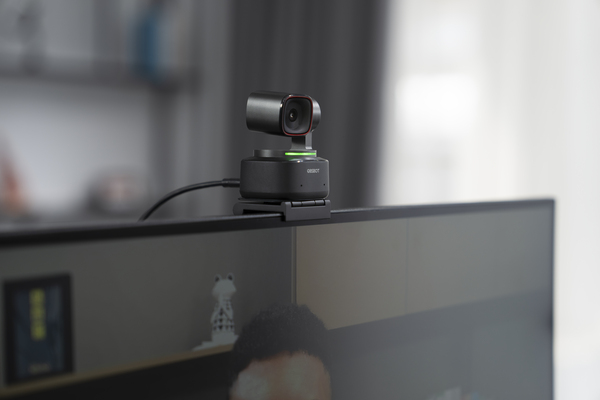 obsbot tiny 2 webcam on a computer screen