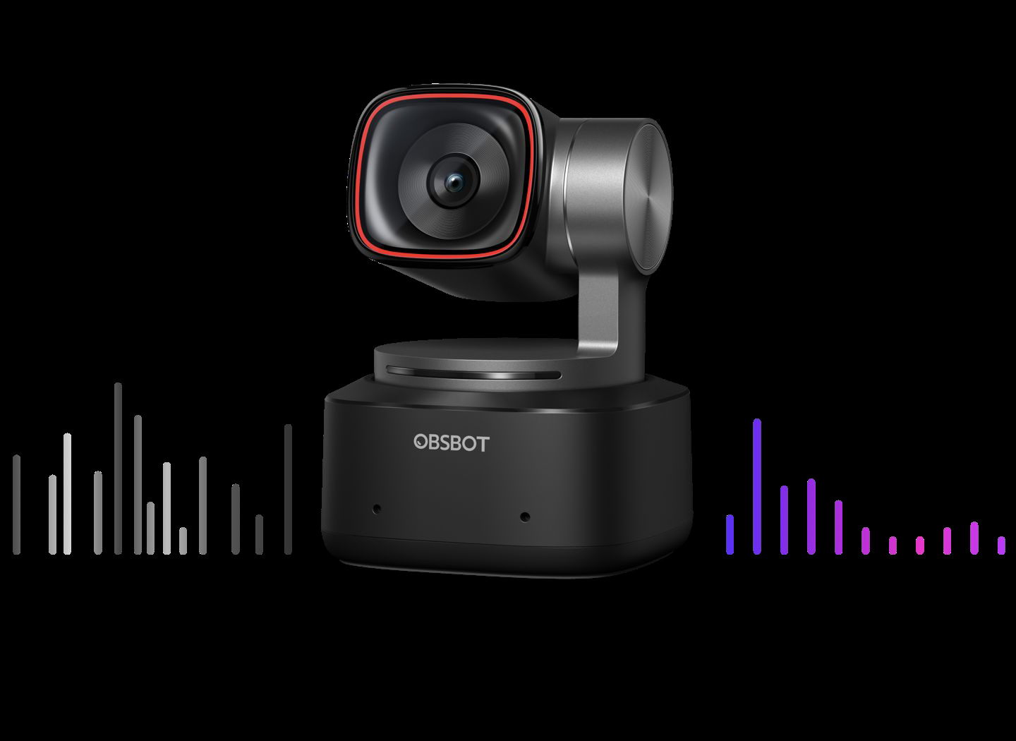 obsbot tiny 2 webcam using sound cancellation