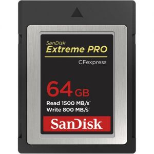 SanDisk 64GB Extreme PRO CFexpress Card (SDCFE-064G-GN4IN)