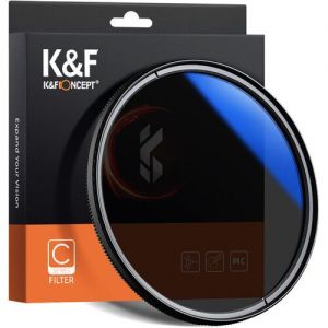 K&F Concept 40.5mm Blue Multi-Coated Circular Polarizer Slim Filter