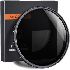 K&F Concept 62mm Variable Fader ND2-ND400 Filter