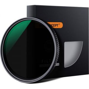 K&F Concept 40.5mm Variable Fader NDX ND8-ND2000 Waterproof Anti-Scratch Green Coated Slim Filter