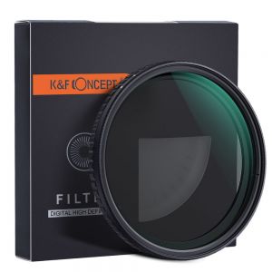 K&F Concept 43mm Nano-X, Green Coated, Waterproof, Anti-Reflection Variable Fader ND2-ND32 Filter