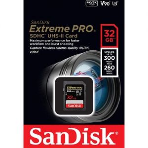 SanDisk 32GB Extreme PRO UHS-II SDHC Memory Card(SDSDXDK-032G-GN4IN)