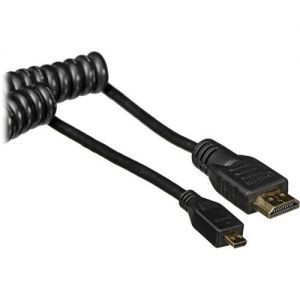 Atomos Coiled Micro-HDMI to Full HDMI Cable 30cm(ATOMCAB015)