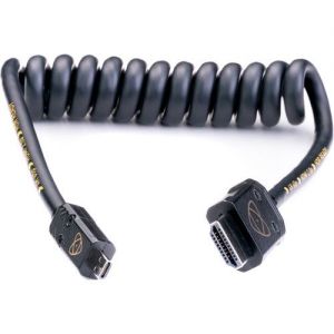 Atomos AtomFLEX Coiled Micro-HDMI to HDMI Cable 30cm(Atomos AtomFLEX Coiled Micro-HDMI to HDMI Cable (ATOM4K60C1)