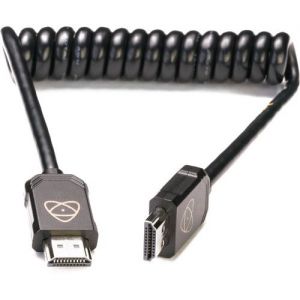 Atomos AtomFLEX Coiled Full HDMI to Full HDMI Cable 30cm(ATOM4K60C5)
