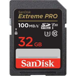 SanDisk 32GB Extreme PRO UHS-I SDHC Memory Card (SDSDXXO-032G-GN4IN)