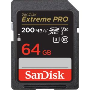 SanDisk 64GB Extreme PRO UHS-I SDXC Memory Card (SDSDXXU-064G-GN4IN)