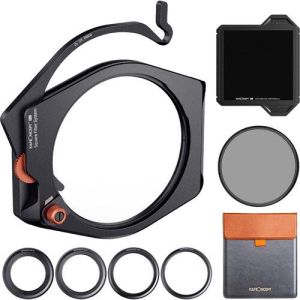 K&F Concept X PRO Square Filter Holder System (95mm CPL+Square ND1000 Filter+4 Adapter Rings) SKU.1878