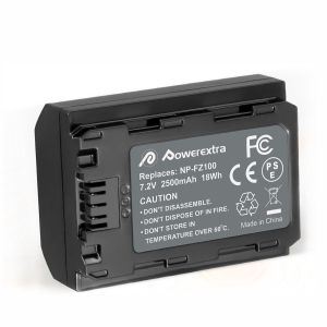 Powerextra SN-FZ100 Replacement Battery For Sony NP-FZ100 2500mAh Li-ion