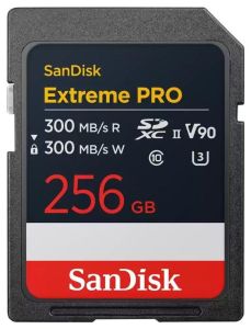 SanDisk 256GB Extreme PRO UHS-II V90 SDXC Memory Card (SDSDXDM-256G-GN4IN)