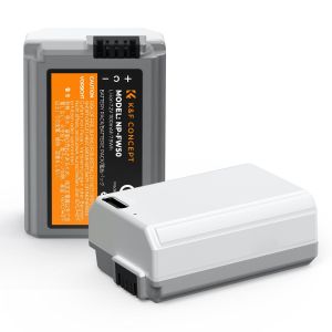 K&F Concept Σετ 2 Μπαταριών NP-FW50 1100mAh με Ταχεία Φόρτιση USB-C για Sony (KF28.0026S1)