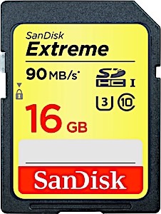 SanDisk 16GB Extreme UHS-I SDHC Memory Card(SDSDXNE-016G-GNCIN)