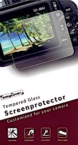 EasyCover Tempered Glass Screen Protector for Canon 90D/80D/77D/70D/6D Mark II