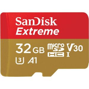SanDisk 32GB Extreme UHS-I microSDHC Memory Card(SDSQXAF-032G-GN6MA)